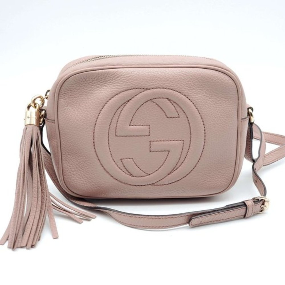 Gucci Disco Soho Camera Leather Crossbody Bag - Picture 3 of 16